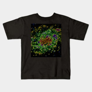 Black Panther Art - Glowing Edges 310 Kids T-Shirt